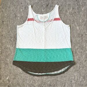 Aventura eco organic cotton modal colorblock tank top